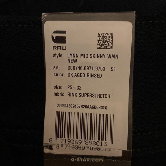 G-Star Raw Lynn Mid Skinny jeans - Picture 3 of 3
